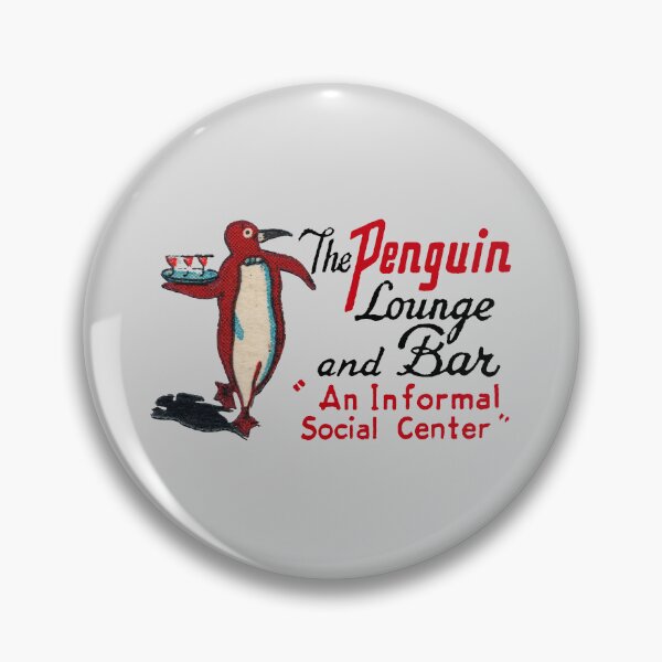 Item preview, PENGUIN LOUNGE AND BAR designed and sold by ThrowbackAds.