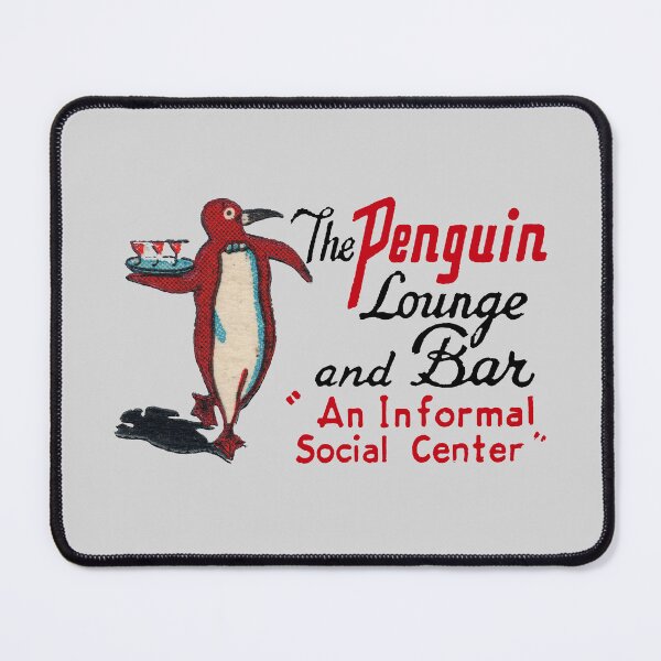 Item preview, PENGUIN LOUNGE AND BAR designed and sold by ThrowbackAds.