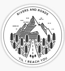RIVERS AND ROADS Sticker
