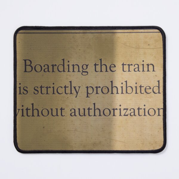 Item preview, Vintage Train Sign designed and sold by bertsworks300.