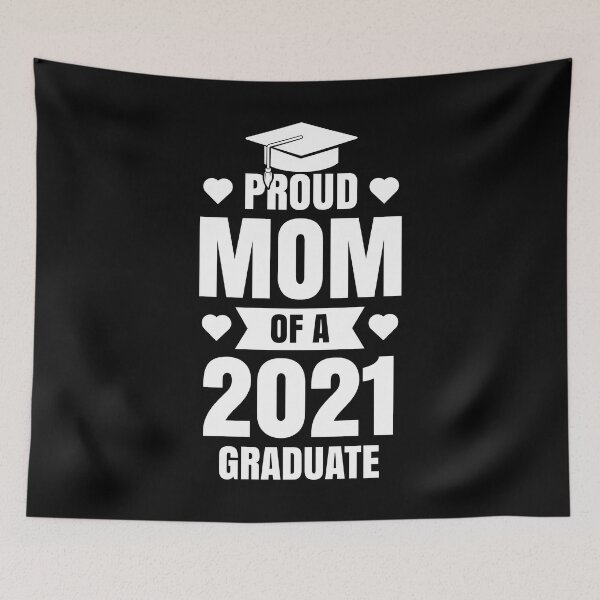 Item preview, Proud Mom Of 2021 Graduate College Higschool Class Of 2021 designed and sold by haselshirt.