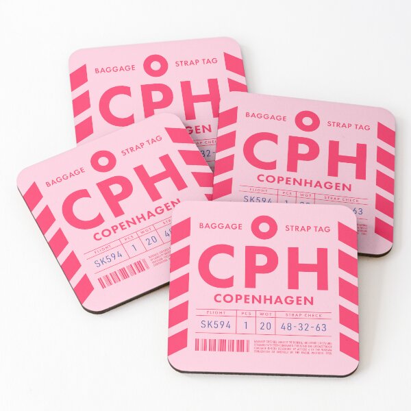 Item preview, Luggage Tag D - CPH Copenhagen Denmark designed and sold by VoodooCircus.