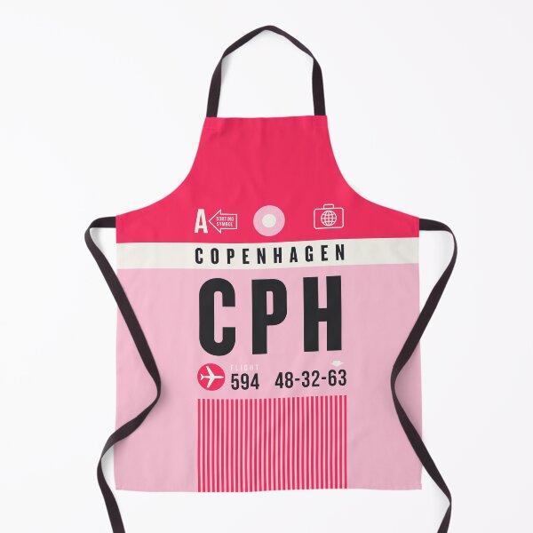 Artikelvorschau, Luggage Tag A - CPH Copenhagen Denmark entworfen und verkauft von VoodooCircus.
