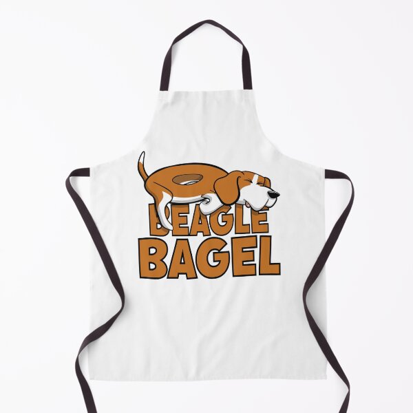 Item preview, Beagle bagel funny food dog design designed and sold by TipTopTapo.