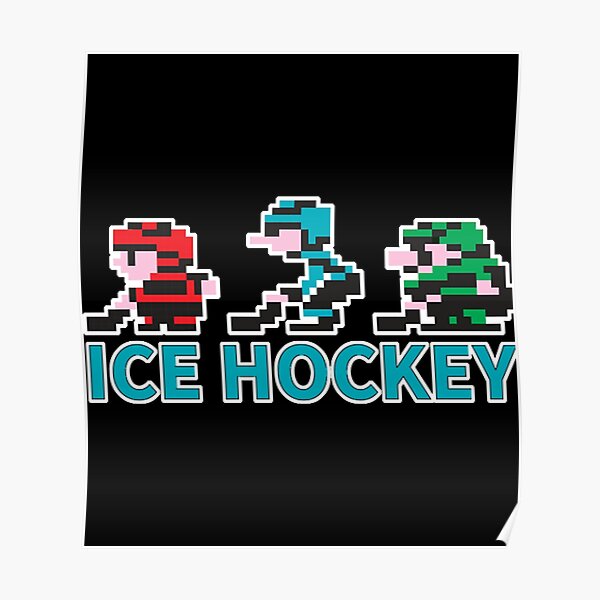 Vintage Hockey Poster Jigsaw Puzzle by Andrew Fare - Pixels