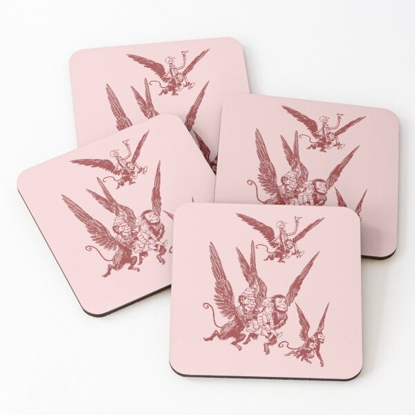Item preview, The wizard of oz flying monkeys (red and pink) designed and sold by Madame Memento.