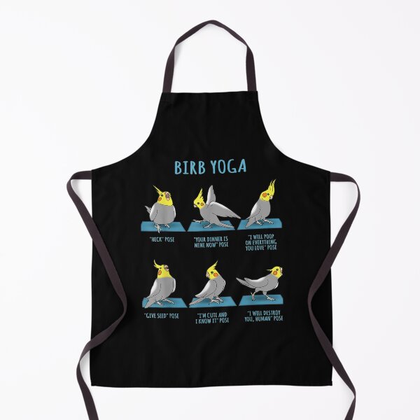 Item preview, Funny Cockatiel Yoga Poses Birb Memes Cute Parrot Doodle Essential T-Shirt designed and sold by amberk1cira.