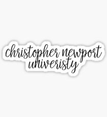 Christopher Newport University Sticker
