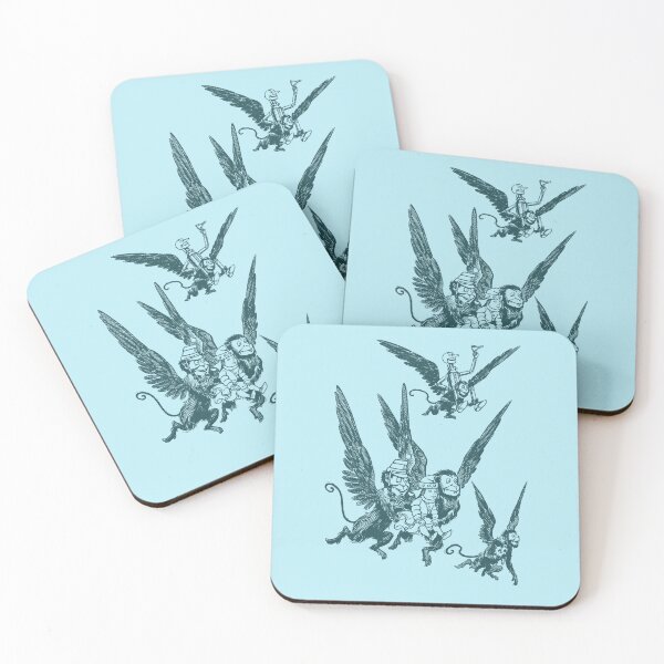 Item preview, The wizard of oz flying monkeys scene (all blue version) designed and sold by Madame Memento.