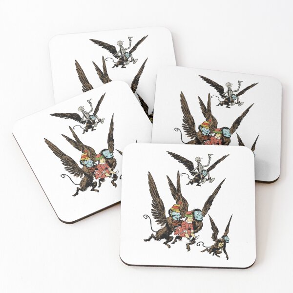 Item preview, the wizard of oz flying monkeys (colored) designed and sold by Madame Memento.