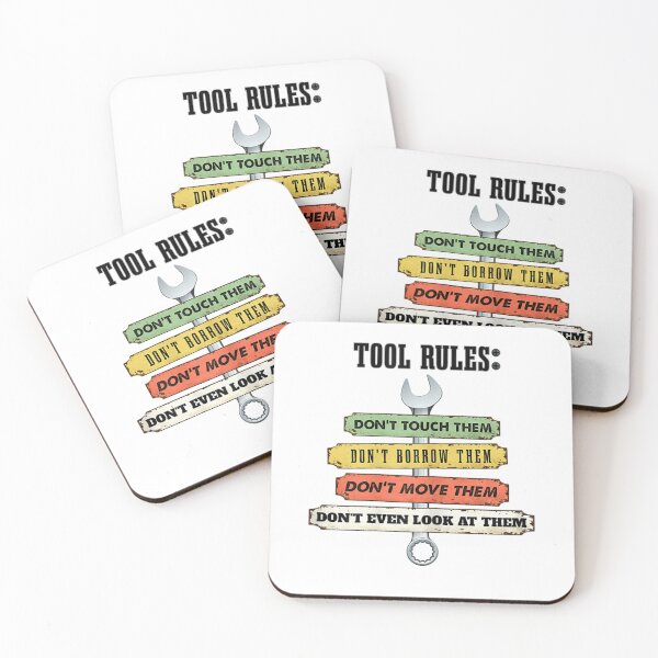 Item preview, Tool Rules Don't Touch Garage Man Cave  designed and sold by FidelmaShop.
