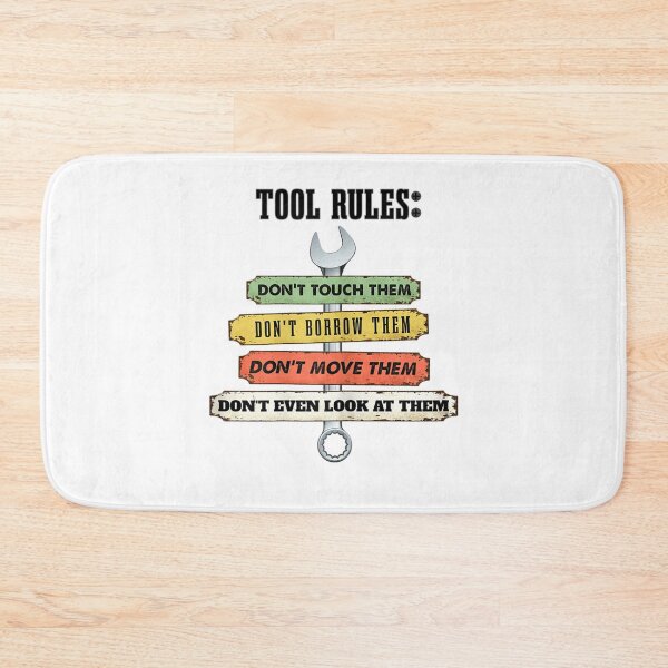 Item preview, Tool Rules Don't Touch Garage Man Cave  designed and sold by FidelmaShop.