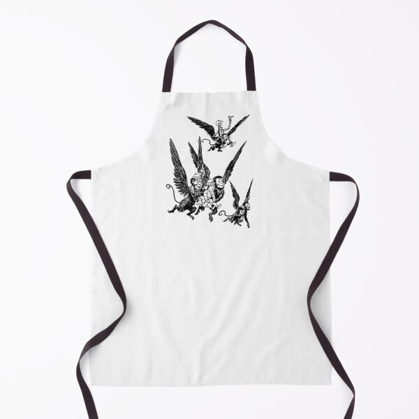 Item preview, The wizard of oz flying monkeys (black and white) designed and sold by Madame Memento.