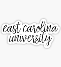 East Caroline University Sticker