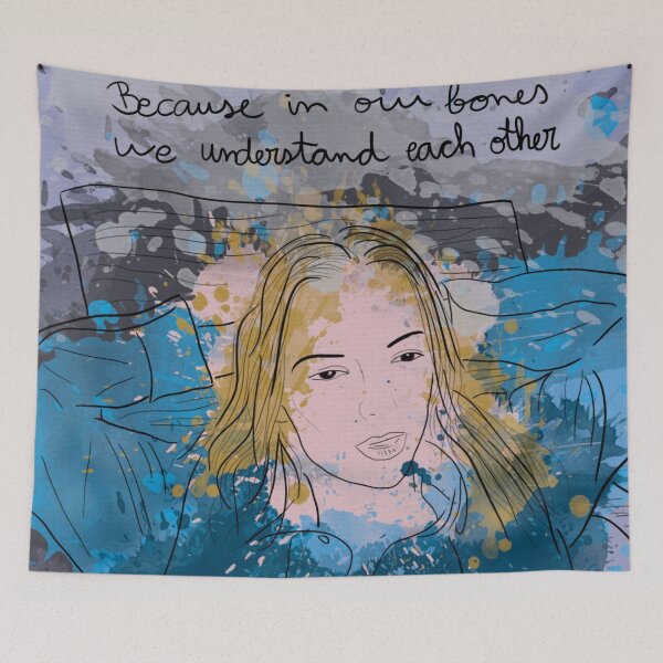 Item preview, Because in our bones we understand each other - Villanelle designed and sold by blankikam.