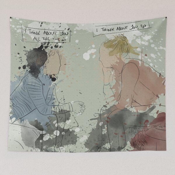 Item preview, I think about you all the time - Villanelle and Eve designed and sold by blankikam.