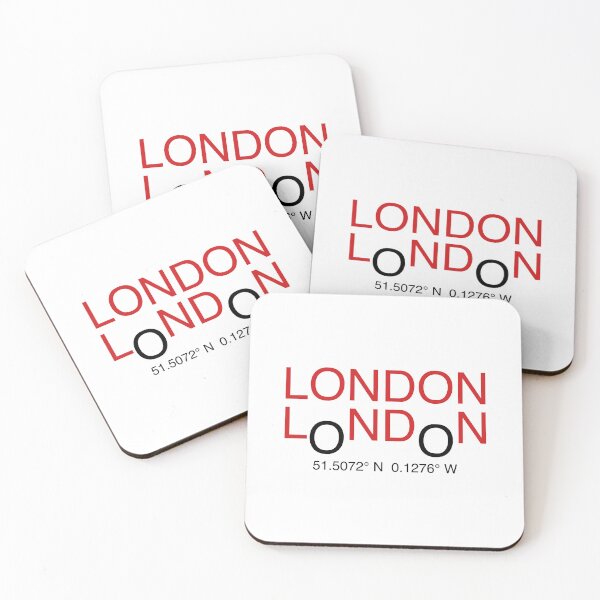 Item preview, London Bus Coordinates Typography designed and sold by n0madd.