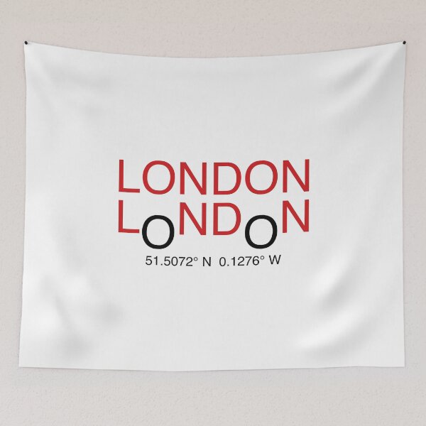 Item preview, London Bus Coordinates Typography designed and sold by n0madd.