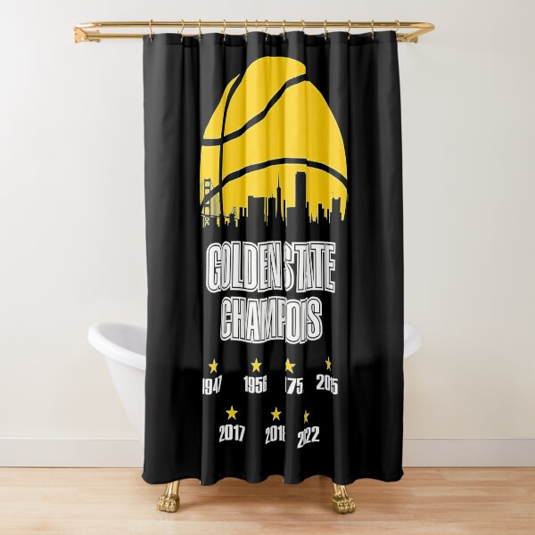 Golden State Warriors - Three Pillars Shower Curtain