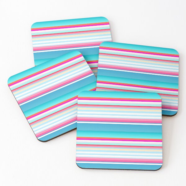 Item preview, Red blue multicolor striped | Red blue multi colored stripes designed and sold by lausn.