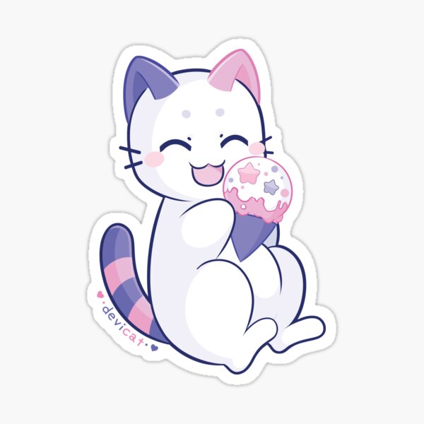 Item preview, CandiCat IceCream • 2022 designed and sold by Devi Cat.