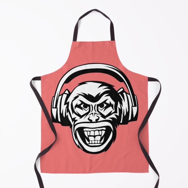 Item preview, Monkey with headphones designed and sold by KoopTroop ⭐⭐⭐⭐⭐.