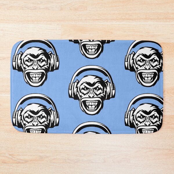 Item preview, Monkey with headphones designed and sold by KoopTroop ⭐⭐⭐⭐⭐.