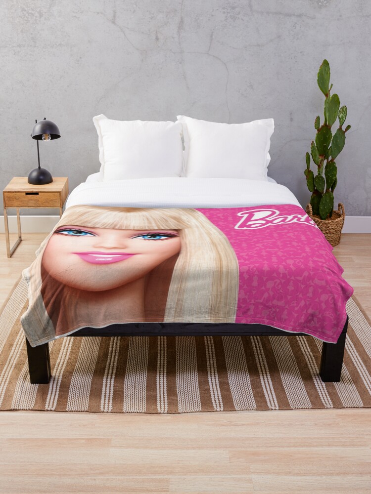 Get A Beautiful Barbie Throw Blanket For Your Little Doll