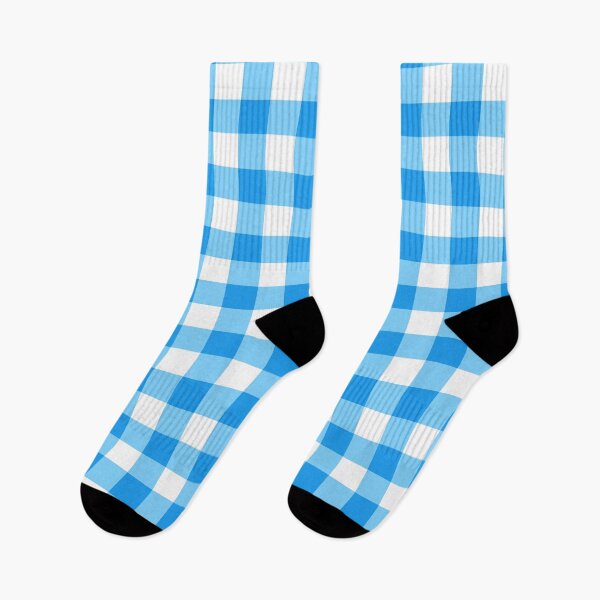Aperçu de l'œuvre Vichy bleu | Motif à carreaux | Motif carré créée et vendue par SeemDev786.