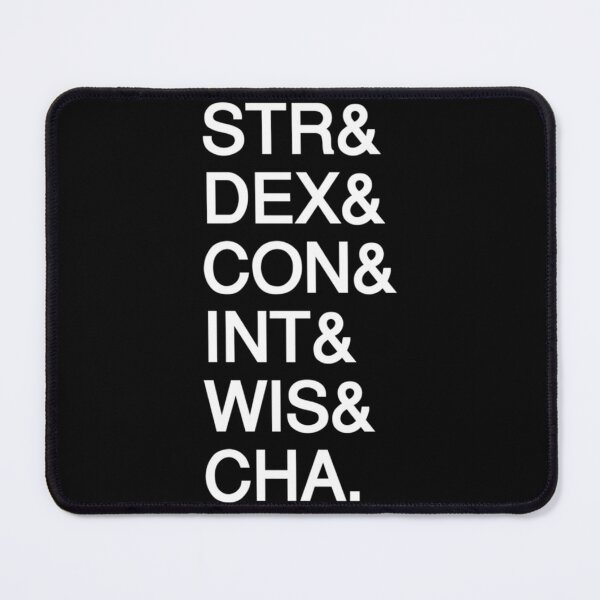 Item preview, Str Dex Con Int Wis Cha Essential T-Shirt designed and sold by gloria1os.