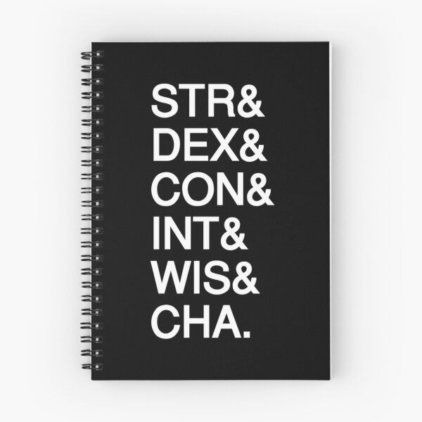 Item preview, Str Dex Con Int Wis Cha Essential T-Shirt designed and sold by gloria1os.
