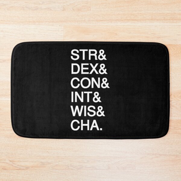Item preview, Str Dex Con Int Wis Cha Essential T-Shirt designed and sold by gloria1os.