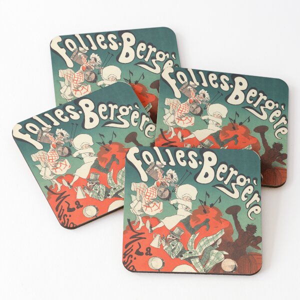 Item preview, FOLIES BERGERE Musique De L' Avenir Par Les Bozza Vintage France Theater Poster designed and sold by retroposters.