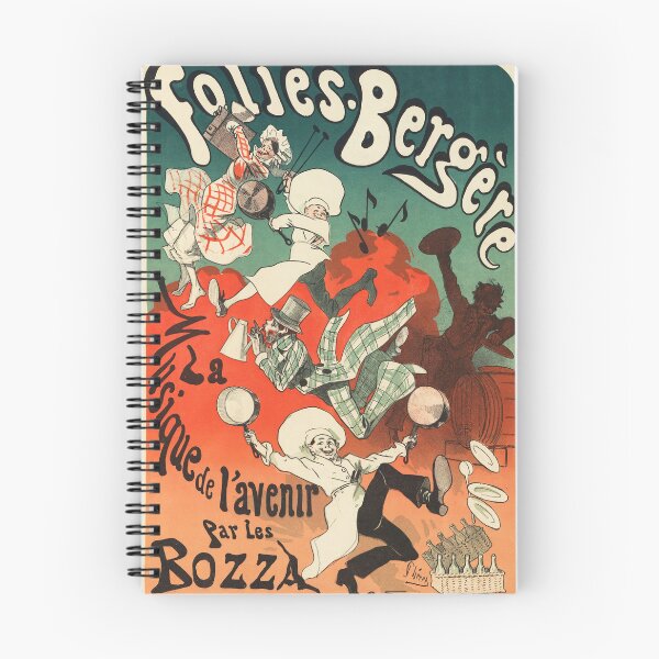 Item preview, FOLIES BERGERE Musique De L' Avenir Par Les Bozza Vintage France Theater Poster designed and sold by retroposters.