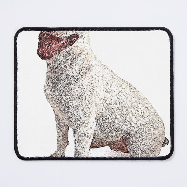 Item preview, Funny and Cute, English Bull Terrier Dog - Custom Pet Portrait Art Studio designed and sold by Custom Pet Portrait Art Studio.
