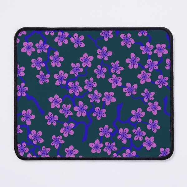 Item preview, JAPANESE FLOWERS Wild Sakura Roses Kimono Dark Purple designed and sold by gani-75.