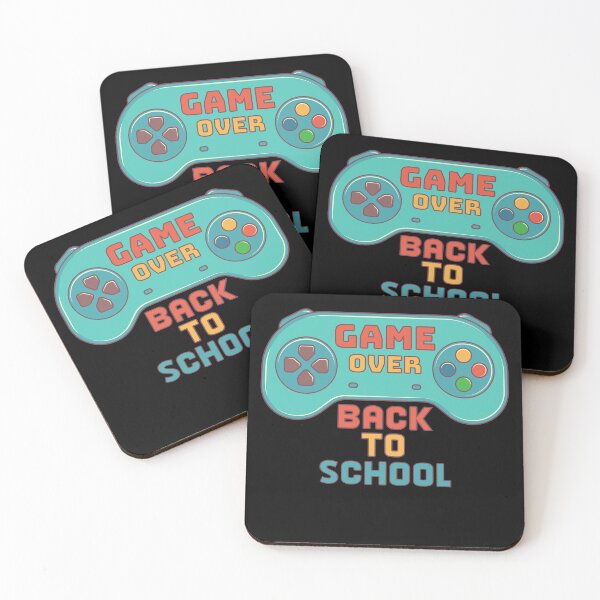 Item preview, Game Over Back To School to First Day School Teacher kids designed and sold by Zeus-Studio.