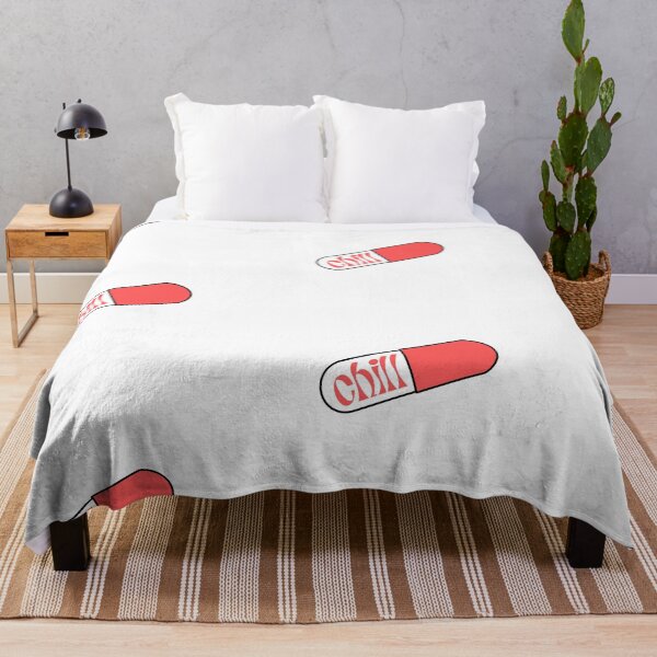 Item preview, Red chill pill trendy cute aesthetic designed and sold by Niklauss.