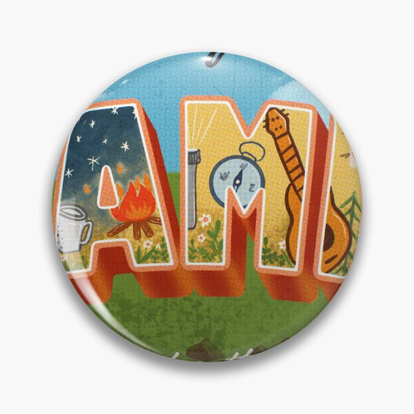 Item preview, Vintage postcard ,Camp,life is better by the Campfire designed and sold by InnaMGraphic.