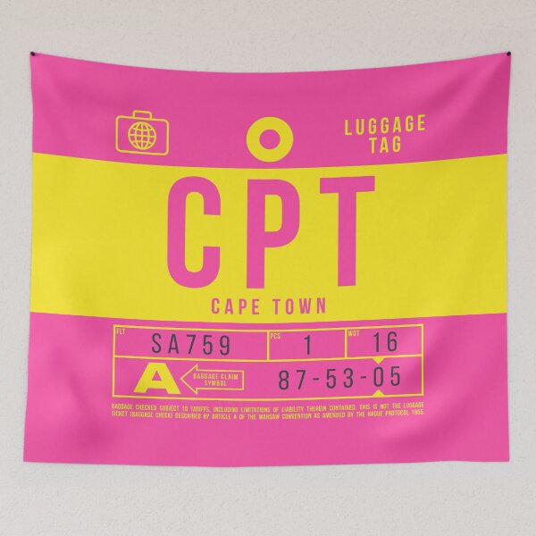 Item preview, Luggage Tag B - CPT Cape Town South Africa designed and sold by VoodooCircus.