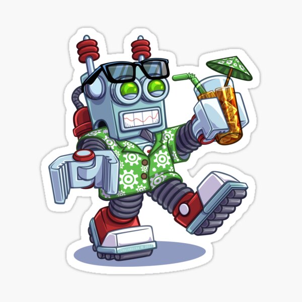 Item preview, VacationBot 9000 Robot designed and sold by CraigWoida.