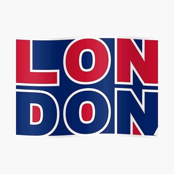 "Capital of UK" Poster for Sale by tmsarts Redbubble