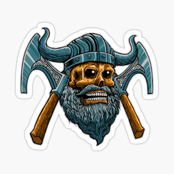"Viking MEN Nordic Norse" Sticker for Sale by Emil1993 Redbubble
