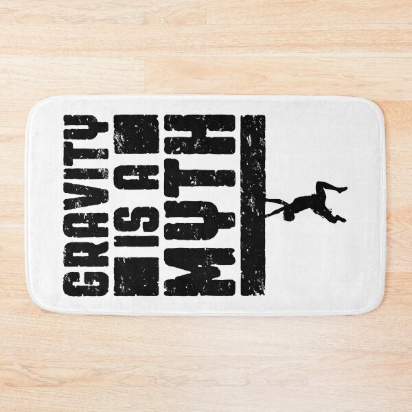 Item preview, Gravity Is A Myth Rock Climbing Bouldering Climber Boy designed and sold by GrandeDuc.