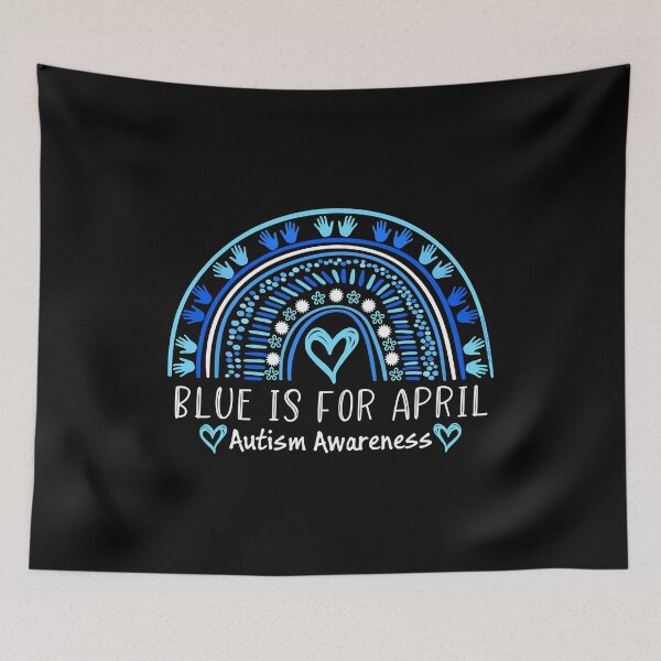 Item preview, Blue Is For April Hands And Hearts Autism Awareness Month designed and sold by HaaChris-Artis.