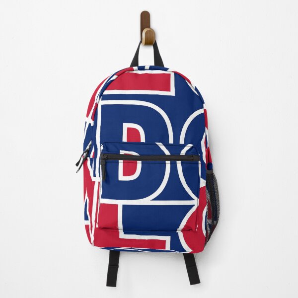 Item preview, London Bold Typography Red Blue Modern City Art Print designed and sold by TM Selvam.