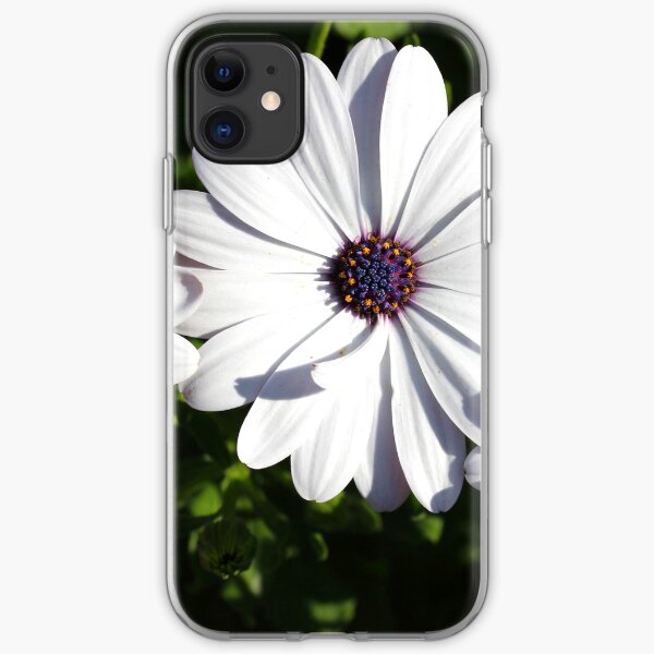Purple and White Daisys iPhone Soft Case