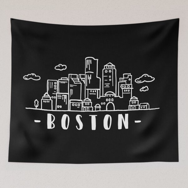 Item preview, Skyline of Boston, Massachusetts for trip, vacation, my city designed and sold by FFelder.