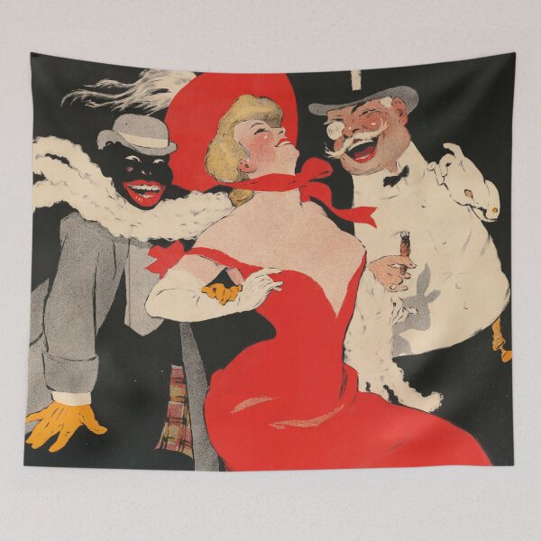 Item preview, BAL TABARIN Rue Pigalle et Rue Victor Masse 1904 by Jules Alexandre Grun Vintage French Theater Poster designed and sold by retroposters.