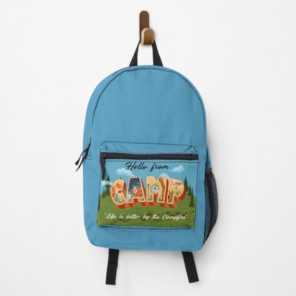 Item preview, Vintage postcard ,Camp,life is better by the Campfire designed and sold by InnaMGraphic.